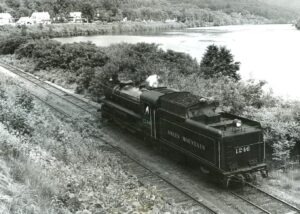 Green Mountain Railroad | Steamtown | Bellows Falls, Vermont | Class 4-6-2 #1246 steam locomotive | July 1970 | Ed Kaspriske photograph / collection