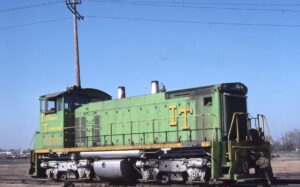 Illinois Terminal Railroad | Decatur, Illinois | EMD SW1500 #1509 diesel-electric locomotive | March 23, 1977 | R.N. Strodtz photograph | Stephen Timko collection