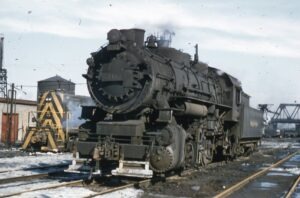 New York, Chicago and Saint Louis Railroad | Nickel Plate Road | Buffalo, New York | Class U2 0-8-0 #201 steam locomotive | March 1958 | Ned Walker photograph | Ken Miller Collection