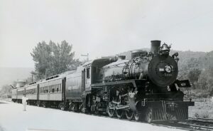 Green Mountain Railroad | Steamtown | Chester, Vermont | Class G5c 4-6-2 #1246 steam locomotive | Excursion train | June 1969 | Ed Kaspriske photograph / collection