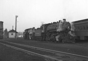New York Central System | Yorktown, New York | Class 4-6-0 #1234 steam locomotive | Putnam Division | January 1951 | Fielding Lew Bowman photograph / collection