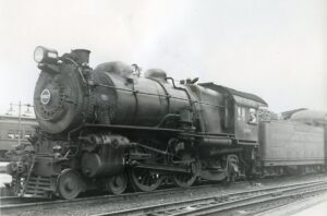 Pennsylvania Railroad | Atlantic City, New Jersey | Juniata Works Class E6s 4-4-2 “Atlantic” steam locomotive | 1955 | Ed Kaspriske photograph / collection