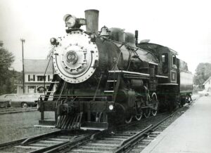 Black River and Western Railroad | Flemington, New Jersey | Class 2-8-0 #60 Consolidation steam locomotive | September 1970 Ed Kaspriske photograph / collection