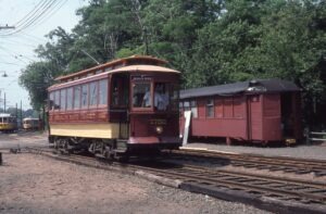Brooklyn Rapid Transit | BERA | Shore Line Trolley Museum | East Haven, Connecticut | Brooklyn streetcar #1792 | July 1975 | William Rosenberg photograph | Morning Sun Books collection e
