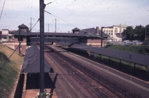 Central Railroad of New Jersey | Perth Amboy, New Jersey | Passenger Station | August 28,1970 | Bob Farrell | Mitchell E. Dakelman collectionr Palmer photograph / collection