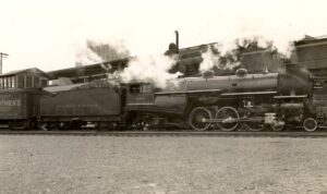 Delaware and Hudson Railway | Taylor, Pennsylvania | Class P 4-6-2 #608 Pacific steam locomotive | October 6, 1940 | unknown photographer | West Jersey Chapter, NRHS collection