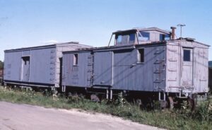 Lehigh and Hudson River Railway | Warwick, New York | Flanger #105 | Work Car #149 | August 1963 | Dave Augsburger photograph | Charles Anderson collection