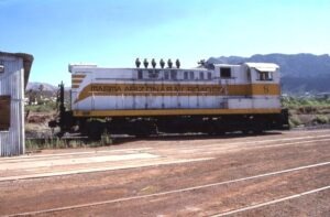 Magma Arizona Railroad | Superior, Arizona | Baldwin S-8 #8 diesel-electric locomotive | May 24, 1989 | unknown photographer | Morning Sun Books collection
