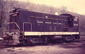 New York Central System | Cincinnati, Ohio | Baldwin S12 #9320 diesel-electric locomotive | April 5, 1966 | Richard R. Wallin photograph | Francis B. Landenberger Palmer collection