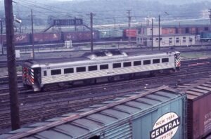 New York Central System | Croton Harmon, New York | Budd RDC1 #M452 | July 1967 | Ken Kulick photograph / collection