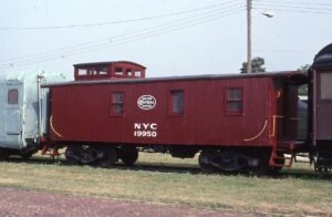 New York Central System | Northeast, Pennsylvania | Wood sided caboose #19950 | Lake Shore Railway Museum | June 30, 2002 | Dick Flock photograph / collection