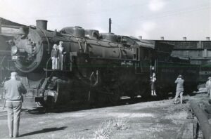 Norfolk and Western Railway | Lamberts Point, Virginia | Class S1 0-8-0 #217 steam locomotive | 1958 | Ed Kaspriske photograph / collection