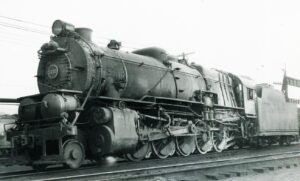 Pennsylvania Railroad | Altoona, Pennsylvania | Juniata Works class I1s 2-10-0 #3721 steam locomotive | June 29, 1948 | T.M. Flattley, Jr. photograph | Francis B. Landenberger Palmer collection
