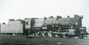 Pennsylvania Railroad | Erie, Pennsylvania | Juniata Works Class I1s 2-10-0 #3703 steam locomotive | August 24, 1936 | T.M. Flattley, Jr. photograph | Francis B. Landenberger Palmer collection