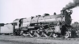 Pennsylvania Railroad | Northumberland, Pennsylvania | Juniata Works class K4s #3733 Pacific steam locomotive | September 23, 1938 | T.M. Flattley, Jr. photograph | Francis B. Landenberger Palmer collection