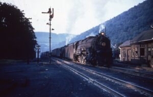 Pennsylvania Railroad | Weigh Scales, Pennsylvania | Class I1s #4519 + 1 steam locomotives | freight train | August 26, 1956 | Dave Sweetland photograph | Richard Prince collection