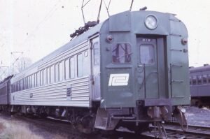 Penn Central Transportation Company | ex New Haven | Stamford, Connecticut | MU electric passenger car #319 | January 1970 | Ken Kulick photograph / collection