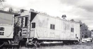 Portland Terminal Railroad | Rigby, Maine | Caboose #1 | October 8, 1976 | H.B. Olsen photograph / collection