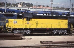 San Diego and Imperial Valley Railroad | San Diego, California | EMD GP7u #2162 diesel-electric locomotive | Robert L. Westover photograph | Stephen Timko collection