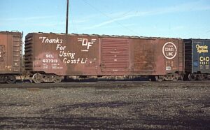 Seaboard Coast Line | Toledo, Ohio | Box car #637313 | November 20, 1984 | Emery Gulash photograph | Stephen Timko collection