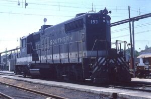 Southern Railway | Savannah, Georgia | EMD GP18 #193 diesel-electric locomotive | Dillard Yard | April 25, 1979 | Francis B. Landenberger Palmer photograph / collection