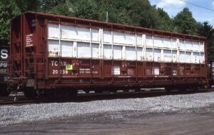 Thrall Car Company | TCAX | Punxsutawney, Pennsylvania | All door box car #20239 | June 8, 1997 | Dick Flock photograph / collection