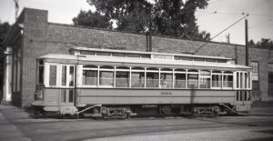 Baltimore Transit Company | Baltimore, Maryland | Streetcar #5669 | North Avenue | September 1937 | Henry Libby photograph / collection