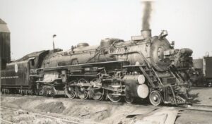Denver and Rio Grande Western Railroad | Denver, Colorado | Class M64 4-8-4 #1706 steam locomotive | October 1939 | unknown photographer | West Jersey Chapter, NRHS collection