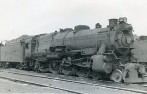 Pennsylvania Railroad | Harrisburg, Pennsylvania | Juniata Works K4s 4-6-2 #3734 steam locomotive | July 6, 1947 | T.M. Flattely, Jr. photograph | Francis B. Landenberger Palmer collection