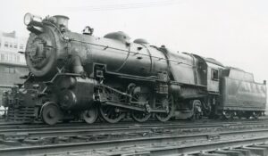 Pennsylvania Railroad | Pittsburgh, Pennsylvania | Juniata Works class K4s 4-6-2 #3727 steam locomotive | June 25, 1937 | T.M. Flattley, Jr. photograph | Francis B. Landenberger Palmer collection