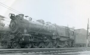 Pennsylvania Railroad | Pittsburgh, Pennsylvania | Juniata Works K4s 4-6-2 # 3760 steam locomotive | 1937 | T.M. Flattley, Jr. photograph | Francis B. Landenberger Palmer collection