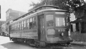 Wilkes Barre Railways | Wilkes Barre, Pennsylvania | Streetcar #270 | 1940 | unknown photographer | Elmer Kremkow collection