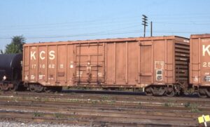 Kansas City Southern | Nashville, Tennessee | Box car #171662 | July 23, 1989 | Conniff Rail Photograph | Stephen Timko collection