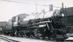 Chicago, Milwaukee, Saint Paul and Pacific Railroad | aka Milwaukee Road | Chicago, Illinois | Class G-6B 4-6-0 #2328 steam locomotive | May 28, 1938 | Elmer Kremkow photograph / collection