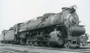 Pennsylvania Railroad | Erie, Pennsylvania | Class N1s 2-8-2 #7331 steam locomotive | August 3, 1939 | T.M. Flattley, Jr. photograph | Francis B. Landenberger Palmer collection