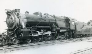 Pennsylvania Railroad | Philadelphia, Pennsylvania | Juniata Works K4s #3746 steam locomotive | September 25, 1938 | T.M. Flattley, Jr. photograph | Francis B. Landenberger Palmer collection