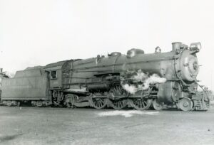 Pennsylvania Railroad | Trenton, New Jersey | Juniata Works K4s 4-6-3 #3731 steam locomotive | May 14, 1940 | T.M. Flattley, Jr. photograph | Francis B. Landenberger Palmer collectionFrani