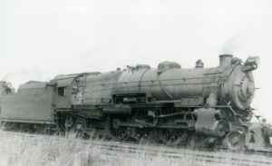 Pennsylvania Railroad | on PRSL | Wildwood, New Jersey | Juniata Works Class K4s 4-6-2 #3732 steam locomotive | 1946 | T.M. Flattley, Jr. photograph | Francis B. Landenberger Plamer collection