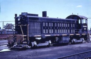 Wabash Railroad | Decatur, Illinois | Lima 1200 #401 diesel-electric locomotive | September 5, 1965 | Richard R. Wallin photograph | Stephen Timko collection