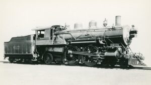 Wabash Railroad | Eddystone, Pennsylvania | Class E4 4-4-2 #602 steam locomotive | 1900 | Baldwin Locomotive Works photograph | Elmer Kremkow collection