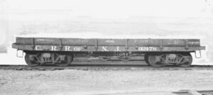 Central Railroad of New Jersey | Jersey City, New Jersey | Wood flat car #92478 | 1916 | CRNJ Staff photograph | Warren Crater, Friends of the New Jersey Transportation Museum collection