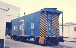 Florida East Coast Railroad | New Smyrna Beach, Florida | Caboose #803 | June 18, 1973 | H.B. Olsen photograph / collection