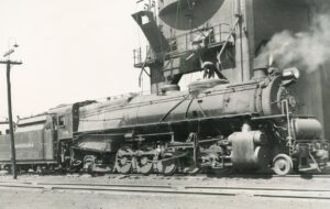 Pennsylvania Railroad | Erie, Pennsylvania | Alco-Brooks class N1s 4-8-2 #7150 steam locomotive | March 31, 1935 | T.M. Flattley, Jr. photograph | Francis B. Landenberger Palmer collection