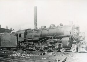 Pennsylvania Railroad | Fort Wayne, Indiana | Juniata Works K2s 4-6-2 #7153 steam locomotive | 1940 | T.M. Flattley. Jr. photograph | Francis B. Landenberger Palmer collection
