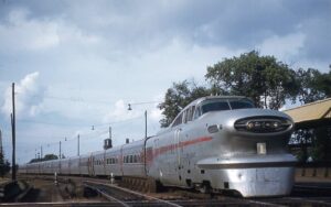 Chicago, Rock Island and Pacific Railroad | aka Rock Island | Englewood, Illinois | EMD Aerotrain #1 commuter train | September 1958 | Al Holtz photograph / collection