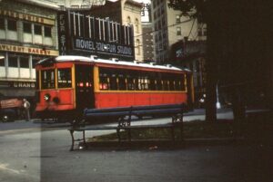 Wilkes Barre Transit Corporation | Wilkes Barre, Pennsylvania | Streetcar #776 | August 6, 1950 | Richard Short photograph | Mitchell E. Dakelman collection