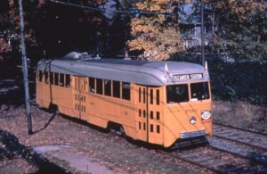 Baltimore Transit Company | Baltimore, Maryland | PCC Streetcar #7501 | Route 25 Camden Station | NRHS Convention special | September 4, 1955 | Baltimore Chapter, NRHS photograph / collection