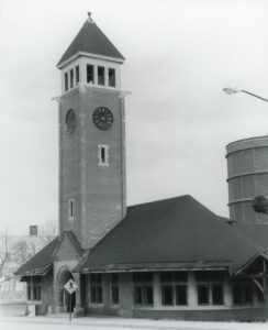 Central Railroad of New Jersey | Allentown, Pennsylvania | Passenger Train Station, opened 1890 | March 17, 1979 | Dom Walker photograph | Jersey Central Chapter, NRHS Collection