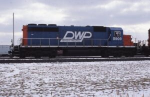Grand Trunk Western | Superior, Wisconsin | EMD SD40 #5409 diesel-electric locomotive | Delivered With Pride | March 20, 1993 | Dick Flock photograph / collection