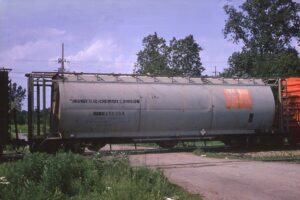 ACDX Allied Chemical Tank Car | Marion, Ohio | Tank car #ACDX 650314 | June 30, 1973 | Emery Gulash photograph | Stephen Timko collection